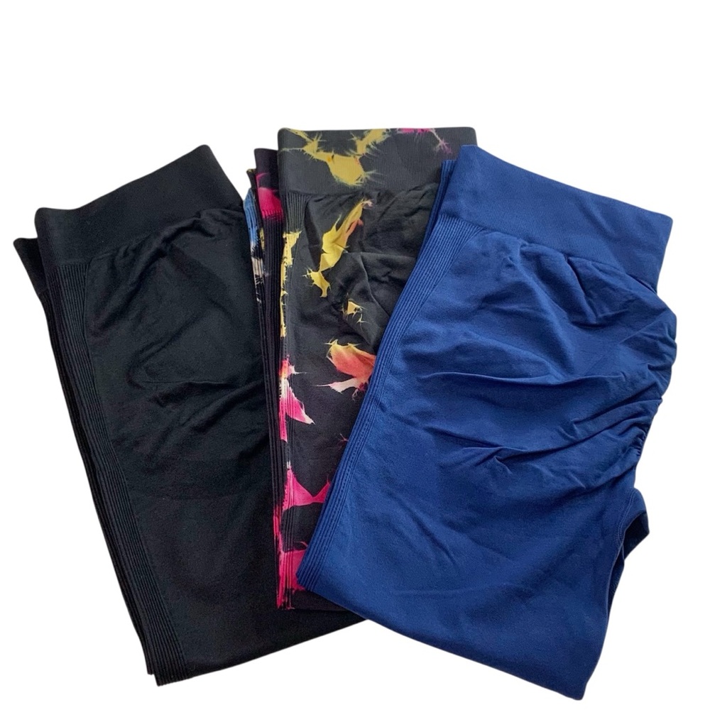 BUNDLE of 3 Scrunch Butt Leggings Sz 3X